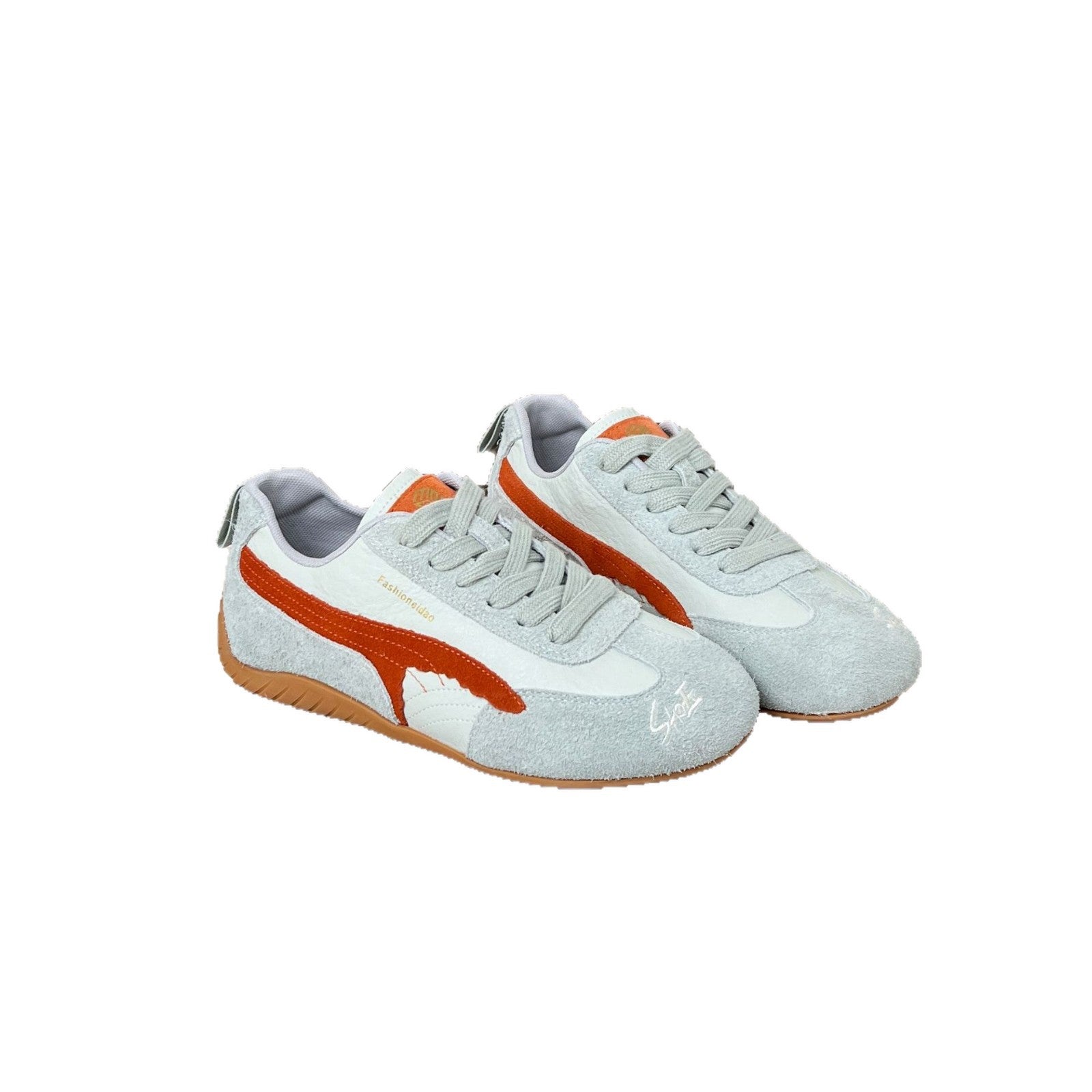 Damen Modische Sneakers mit elegantem Obermaterial und rutschfester Sohle R&B