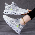 Damen Sportliche Laufschuhe mit atmungsaktiver Netzoberfläche und innovativem Dämpfungssystem