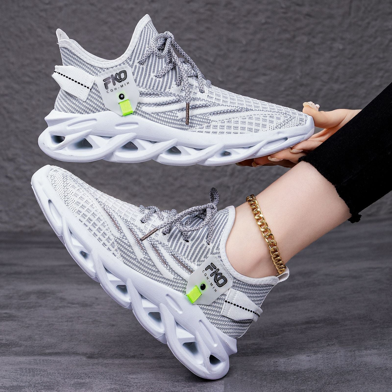 Damen Sportliche Laufschuhe mit atmungsaktiver Netzoberfläche und innovativem Dämpfungssystem