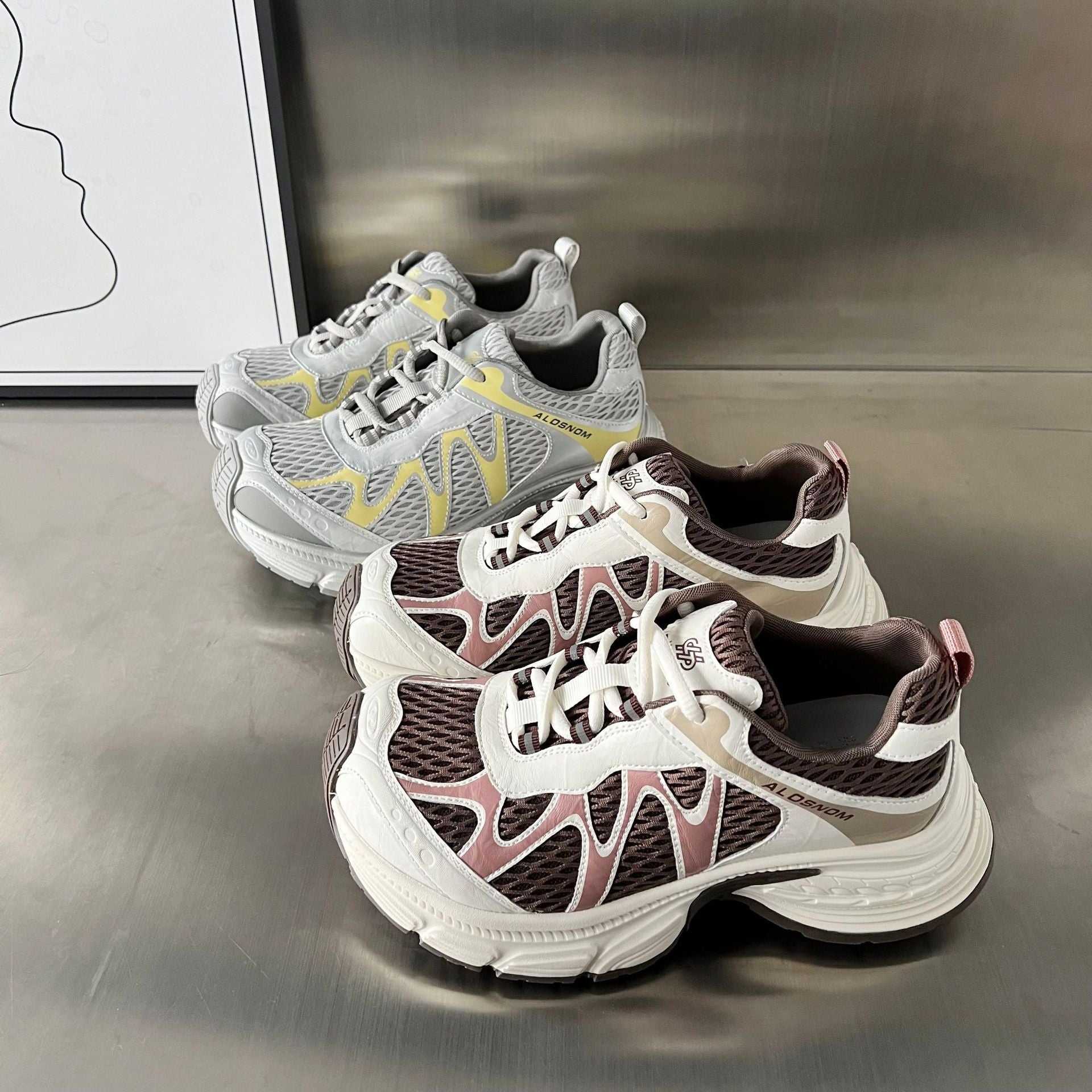 Damen Performance Sneakers mit innovativer Mesh-Oberfläche und dämpfendem Fußbett R&B