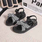 Damen Sandalen mit großem Schleifendetail und komfortablem Fußbett R&B