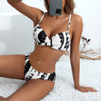 Damen Bikiniset mit modischem Knotendesign R&B
