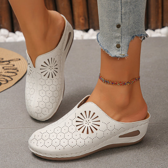 Damen Komfortable Clogs mit eleganter Durchlüftung R&B
