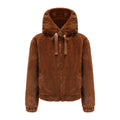 Damen Kuscheljacke mit hochabschließendem Kragen