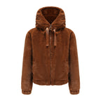Damen Kuscheljacke mit hochabschließendem Kragen