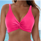 Damen Sportliches Bikinioberteil mit Twist-Design R&B