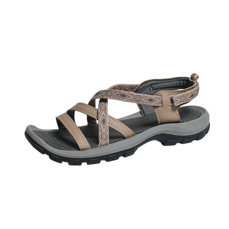 Damen Sportliche Outdoor-Sandalen mit verstellbaren Riemen R&B
