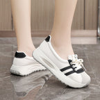 Damen bequeme Sneaker mit atmungsaktivem Obermaterial und dämpfender Laufsohle R&B