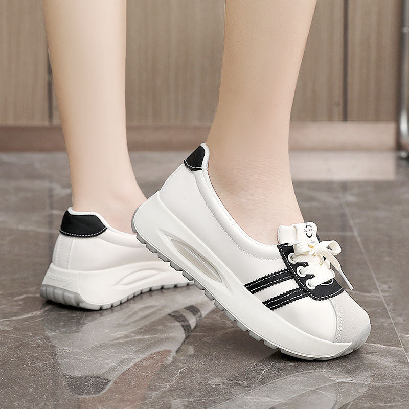 Damen bequeme Sneaker mit atmungsaktivem Obermaterial und dämpfender Laufsohle R&B