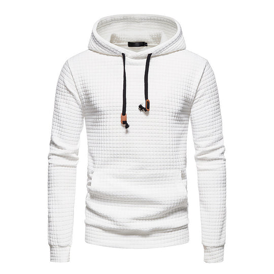 Herren modischer Kapuzenpullover mit strukturierter Oberfläche R&B