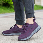 Damen Sportliche Laufschuhe mit flexiblem Schnellschnürsystem und atmungsaktiver Mesh-Oberfläche R&B