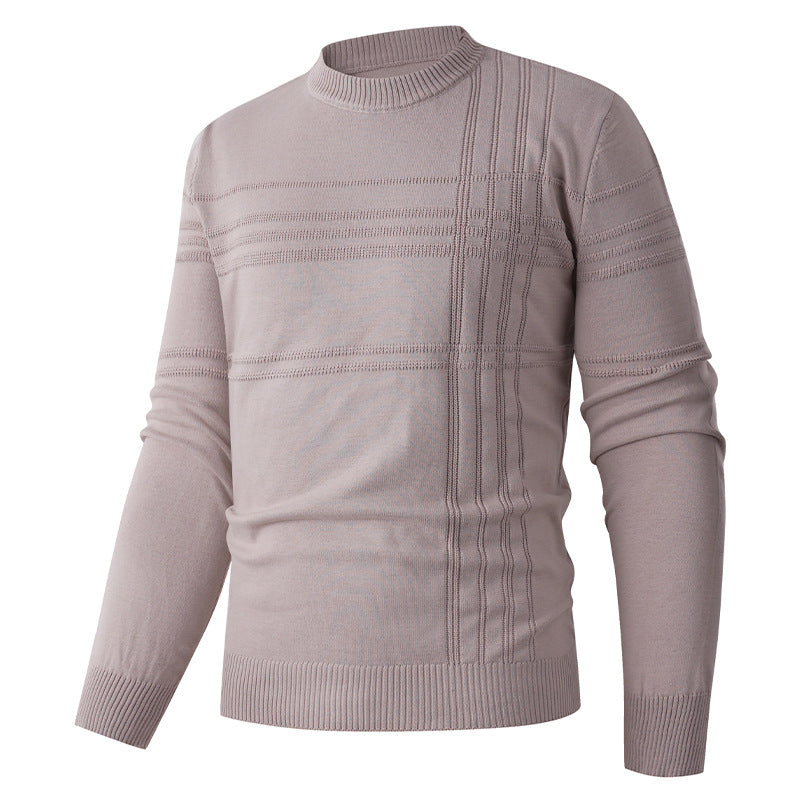 Herren feiner Strickpullover mit strukturiertem Design R&B