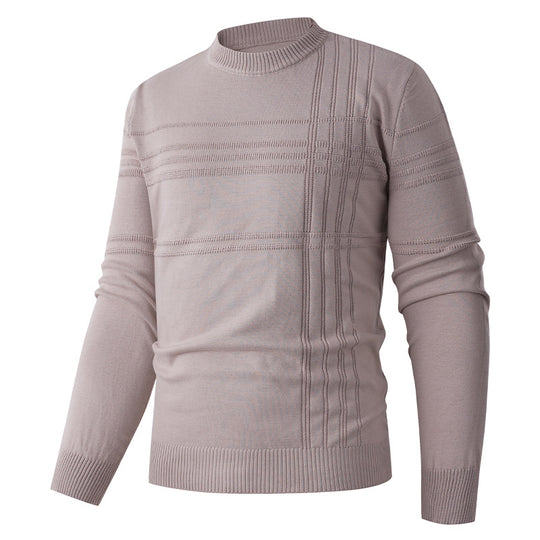 Herren feiner Strickpullover mit strukturiertem Design R&B