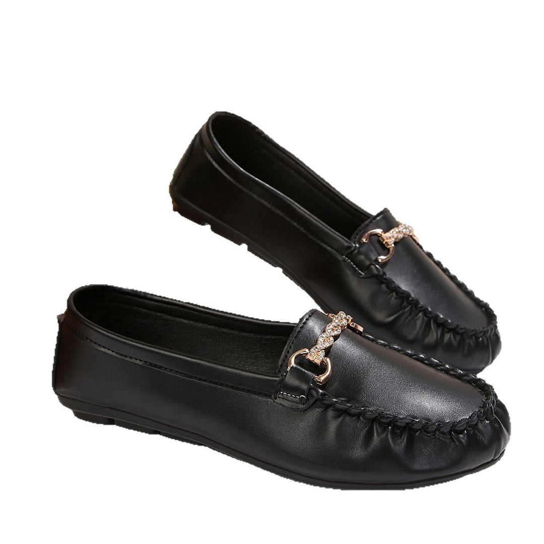 Damen Elegante Mokassins mit Schmuck-Detail und komfortabler Sohle R&B