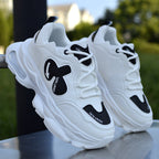 Damen Sportliche Freizeitsneaker mit dämpfender Sohle und elastischem Design R&B