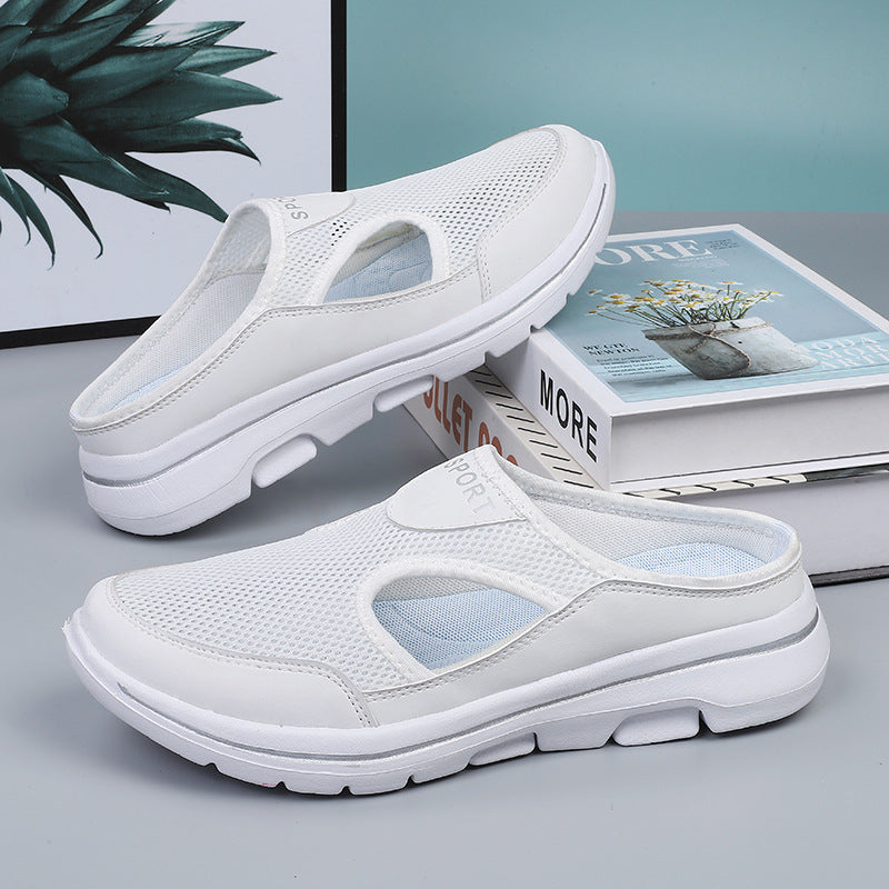 Damen nan atmungsaktive NetzgewR&Be-Slipper mit ergonomischem Komfortfußbett R&B