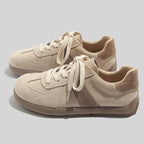 Damen Bequeme Freizeitsneaker aus hochwertigem Wildleder mit rutschfester Sohle