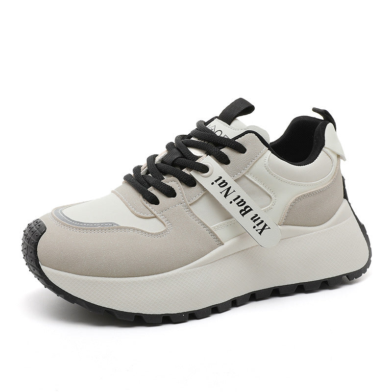 Damen Sportliche Chunky Sneakers mit atmungsaktiver Mesh-Oberfläche und rutschfester Sohle R&B