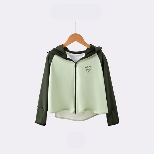 Kinder UV-Schutzjacke mit Kapuze und atmungsaktiven Eigenschaften R&B