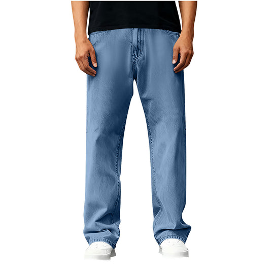 Herren Weite Jeans mit praktischen Taschen