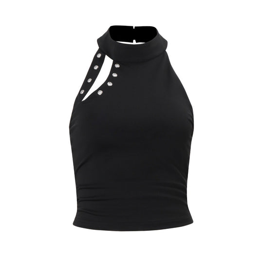Damen Sportliches Haltertop mit modischen Details R&B