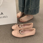 Damen Ballerinas mit elegantem Schleifenakzent und hochwertigem Innenfutter R&B