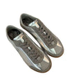Damen Sneaker im modernen Metallic-Look mit rutschfester Sohle und komfortabler Polsterung R&B