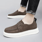 Damen Modische Leder Sneakers im sportlichen Design R&B