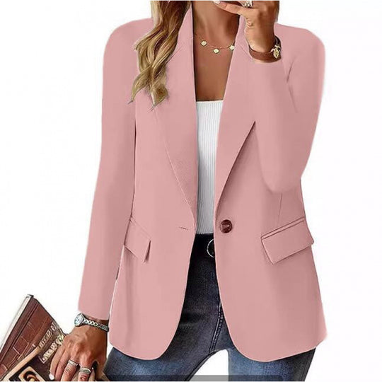 Damen Moderner Tailored Blazer mit elegante Knopfdetails R&B