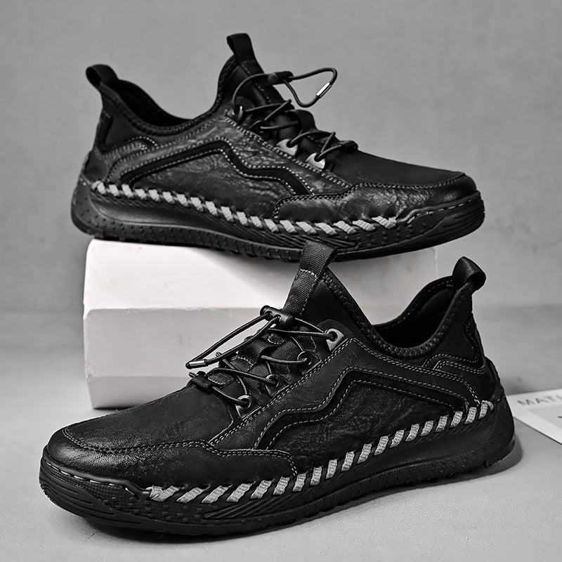 Herren Sportliche und atmungsaktive Freizeitschuhe mit elastischem Schnürsystem R&B