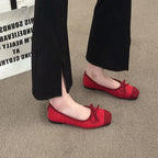 Damen Ballerinas mit modischem Glitzerakzent und flexiblem Sohlenprofil R&B