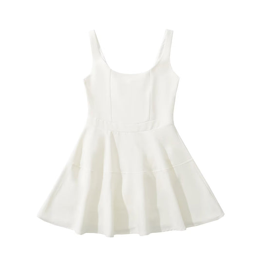 Damen schwingendes Kleid mit elegantem A-Linien-Schnitt R&B