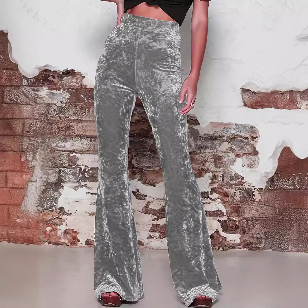 Damen Samtweite Hose R&B