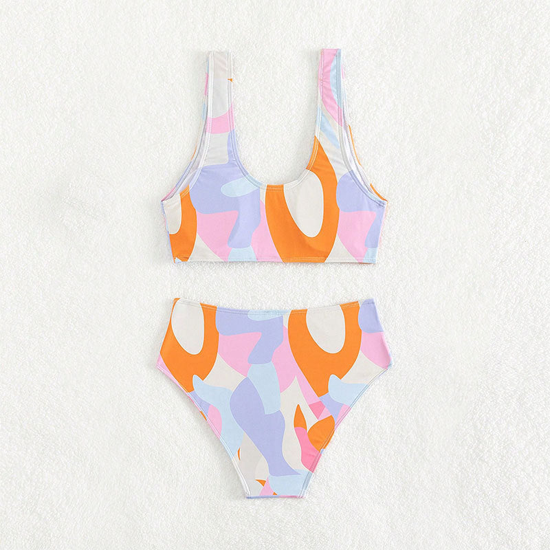 Damen Hochgeschnittener Bikini mit raffiniertem Design