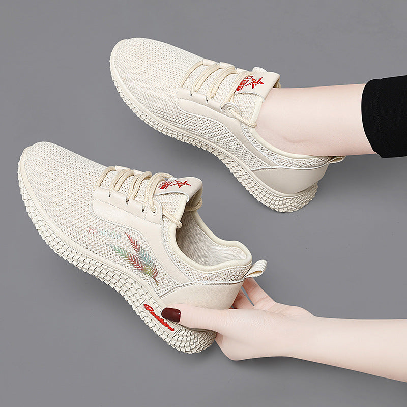 Damen Atmungsaktive und leichte Freizeitsneaker mit rutschfester Sohle R&B