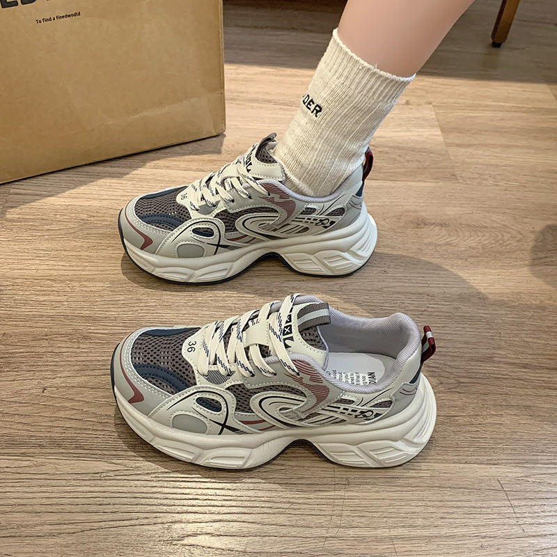 Damen Sportliche Sneakers mit ergonomischer Dämpfung und atmungsaktiven Mesh-Einsätzen R&B