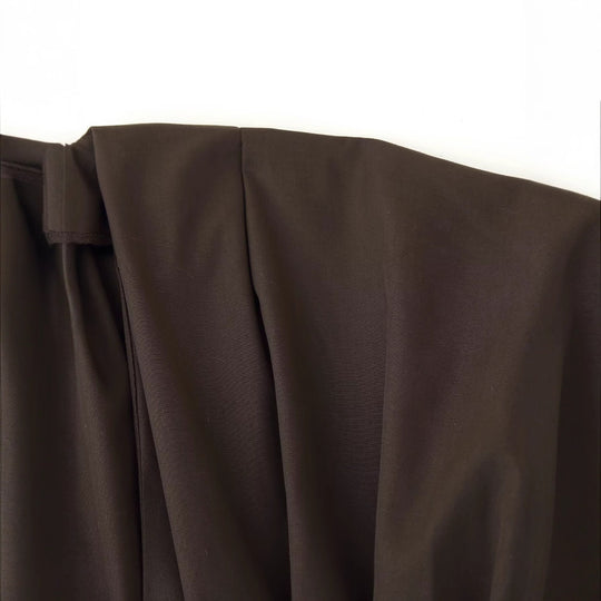 Damen Midikleid mit taillierbarem Bindegürtel und elegantem V-Ausschnitt R&B
