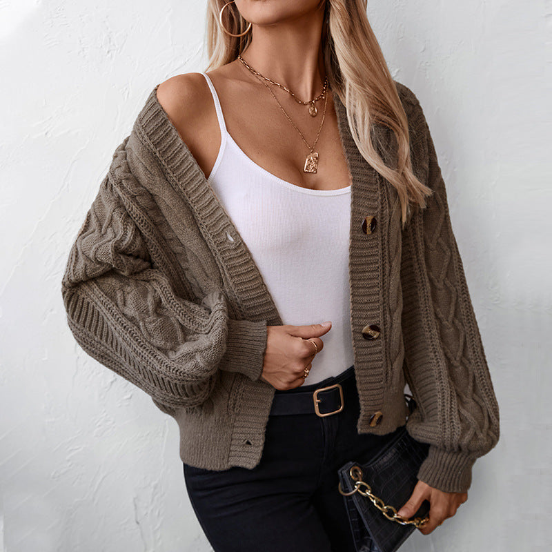 Damen Strickjacke mit dekorativem Zopfdesign und weich strukturiertem Material R&B