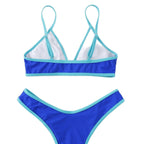 Damen Triangel-Bikini mit kontrastierenden Details R&B