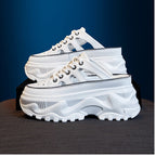Damen Plateau-Sneaker mit luftdurchlässigem Mesh-Obermaterial und dämpfender Sohle R&B
