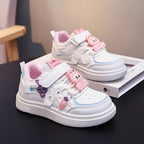 Damen Sneakers mit süßen Motiven und Klettverschluss