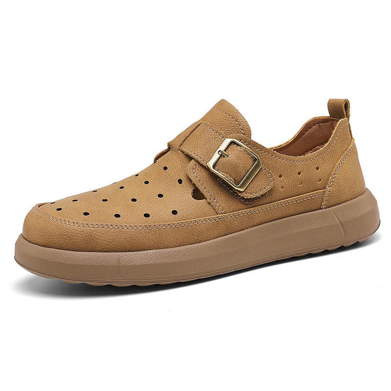 Damen Atmungsaktive Freizeitsneaker mit modischer Schnalle R&B