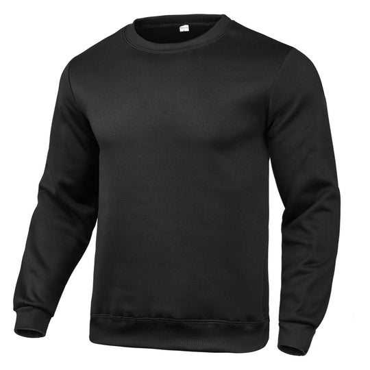 Herren Komfortabler Rundhals-Pullover aus hochwertigem Baumwollmix R&B