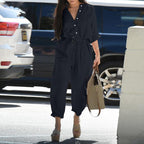 R&B | Damen Utility Jumpsuit mit Langen Ärmeln und Taschen