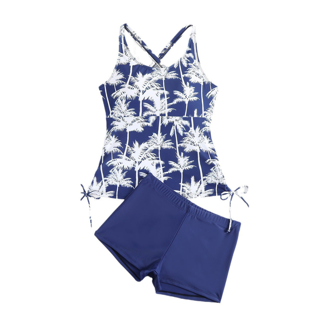 Damen Tankini mit verstellbaren Trägern und lässigen Shorts R&B
