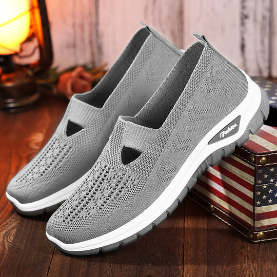 Damen Slip-On Komfort Schuhe mit atmungsaktivem Obermaterial R&B