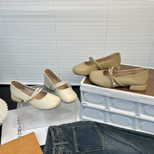 Damen elegante Ballerinas mit stilvollem Riemen und komfortablem Fußbett R&B