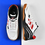 Damen Sportliche Badmintonschuhe mit rutschfester Sohle und atmungsaktivem Obermaterial
