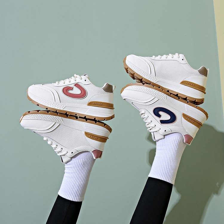 Damen modische Sneakers mit atmungsaktiver Oberfläche und dämpfender Sohle R&B