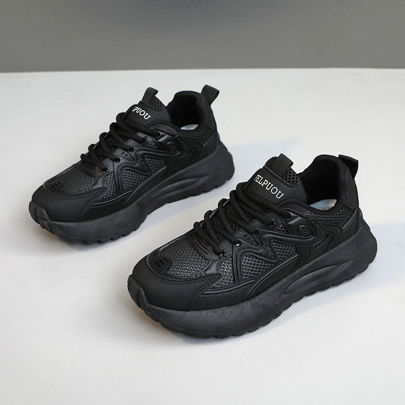 Damen Sportliche Sneakers mit atmungsaktiver Mesh-Struktur und gepolsterter Sohle R&B